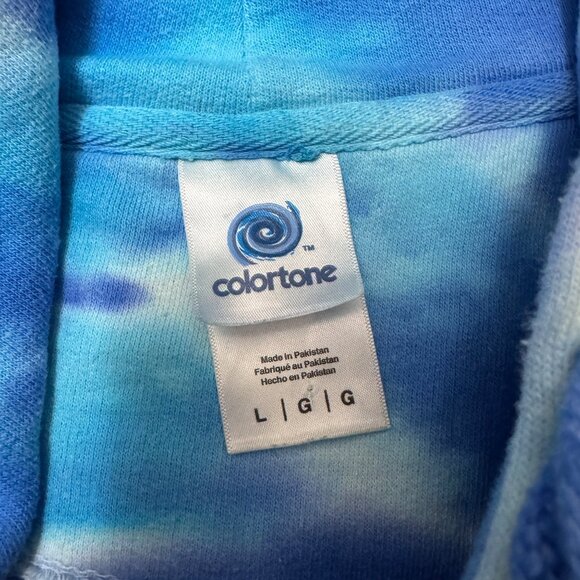 Barstool Sports Hoodie Men's Large Blue Tye-Dye Hungover Dave Portnoy Podcast - Picture 4 of 7